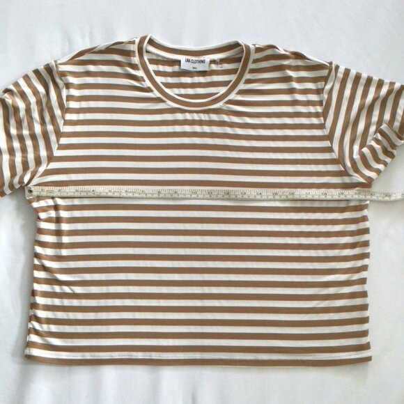 LNA Striped Boxy Tee Sz S - Picture 5 of 5
